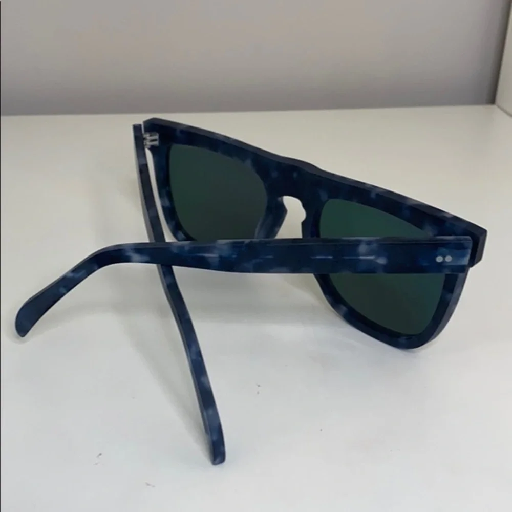 Komono Bennet Matte Indigo Demi Sunglasses blue